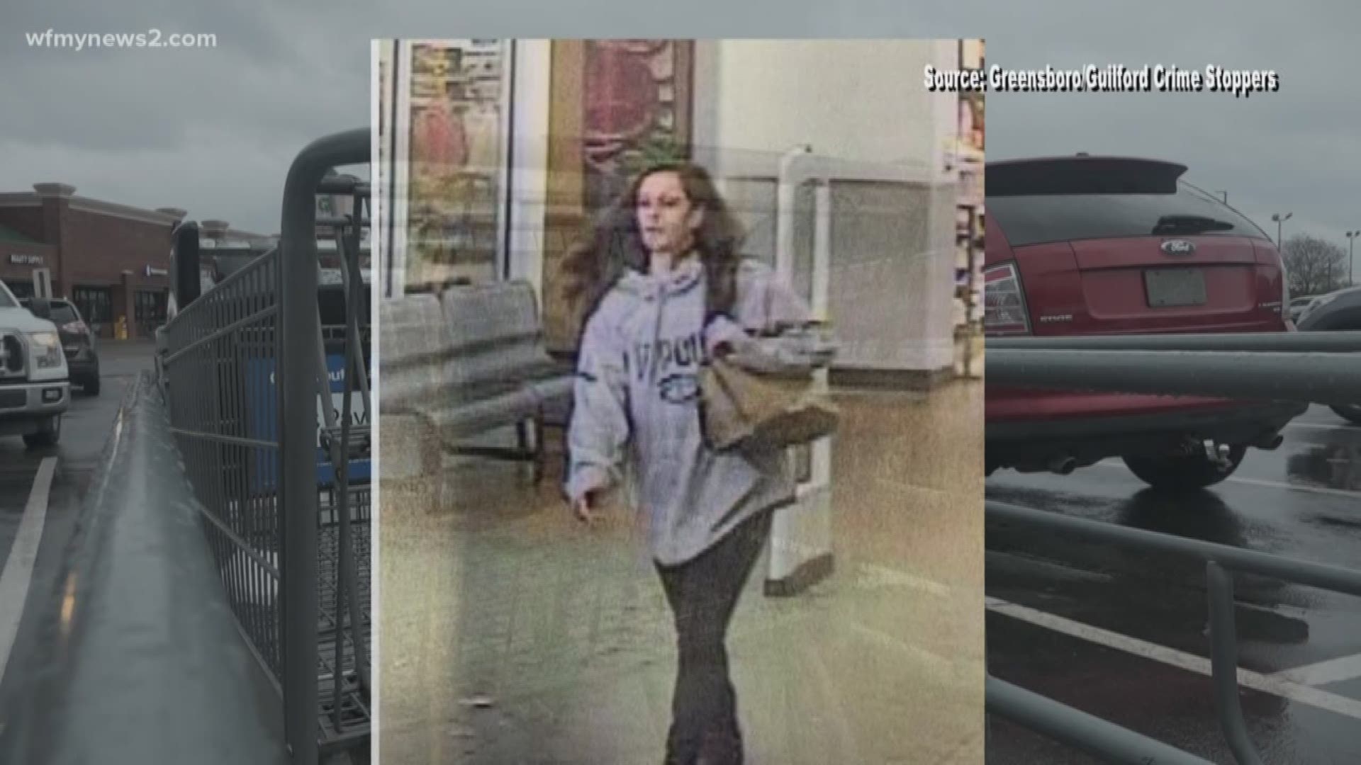 A woman says she was just trying to shop when her purse was snatched.