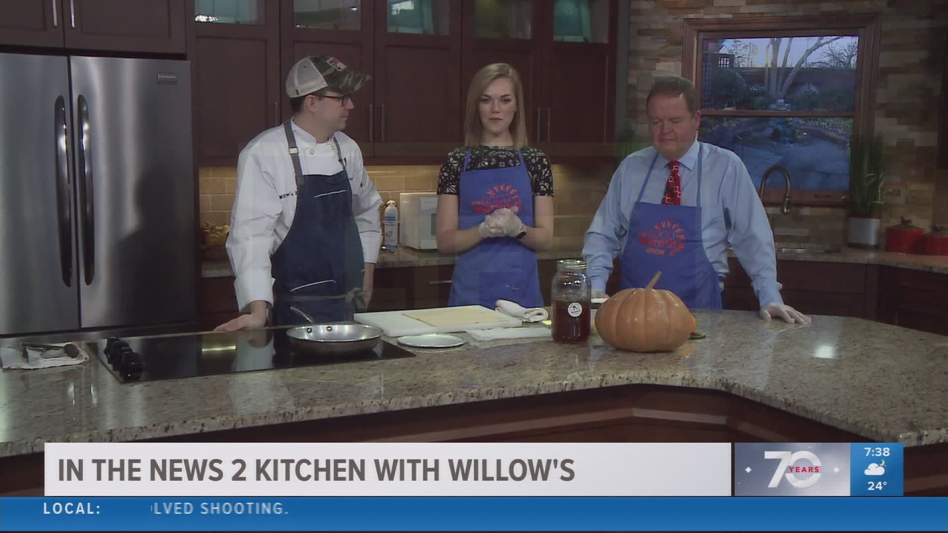 North Carolina’s Chef of the Year joins us to make baked brie and shrimp salad. Enjoy!