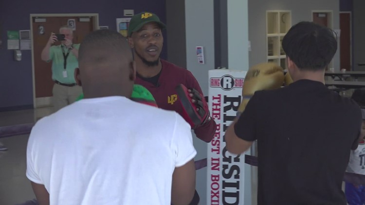 Greensboro man partners with High Point Central High School to teach boxing and life skills