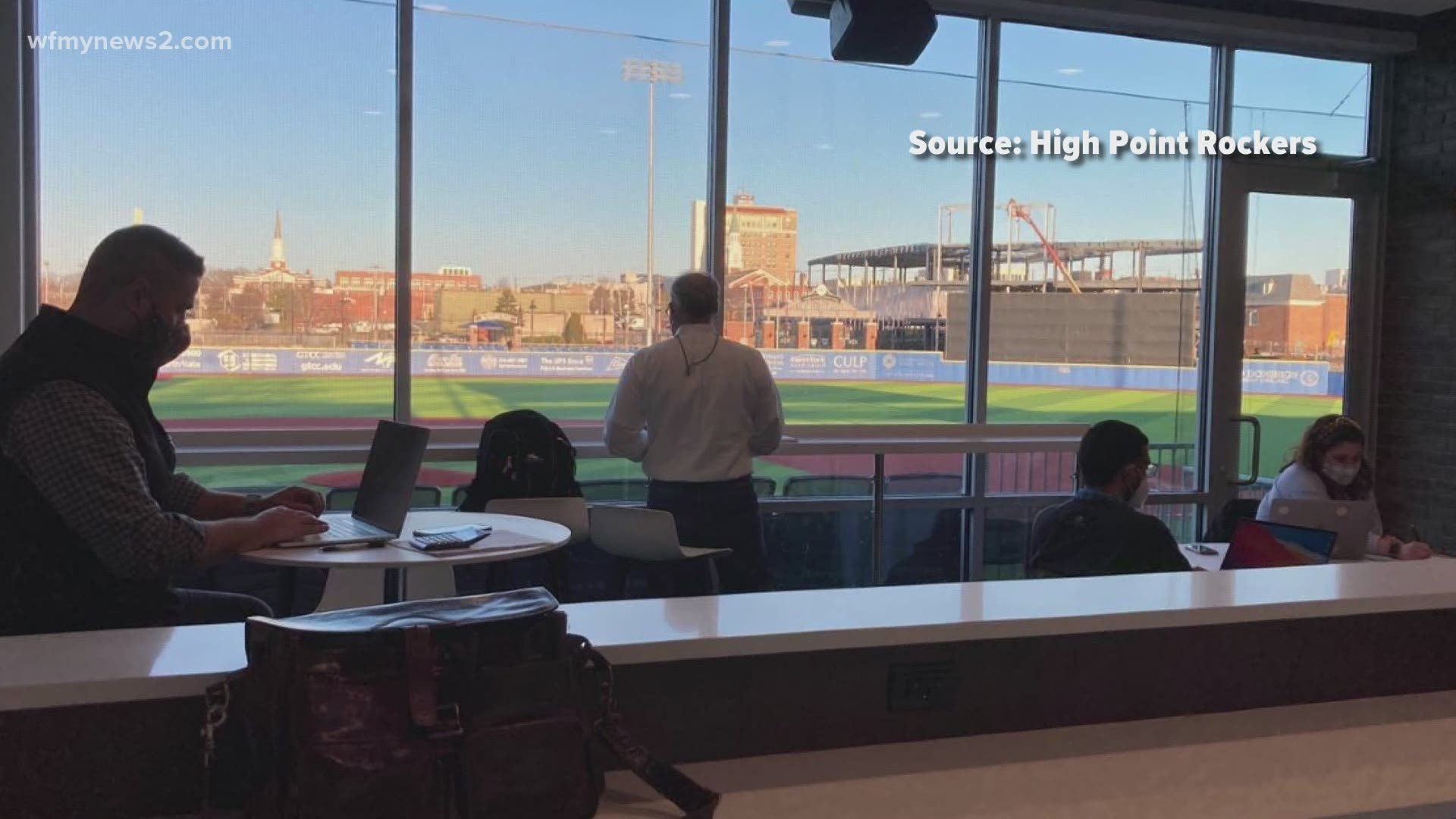 Two baseball stadiums in the Triad are offering their suites for a different work from home experience.