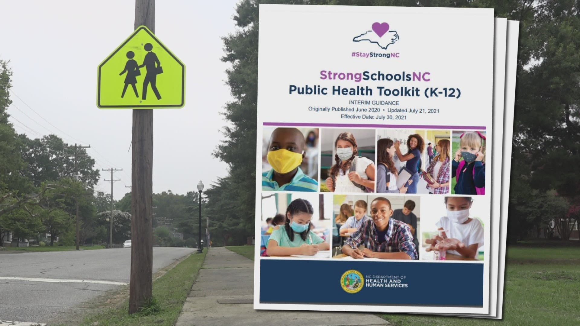 State leaders recommend masks in Kindergarten through middle school, vaccinated high schoolers do not need to wear masks.