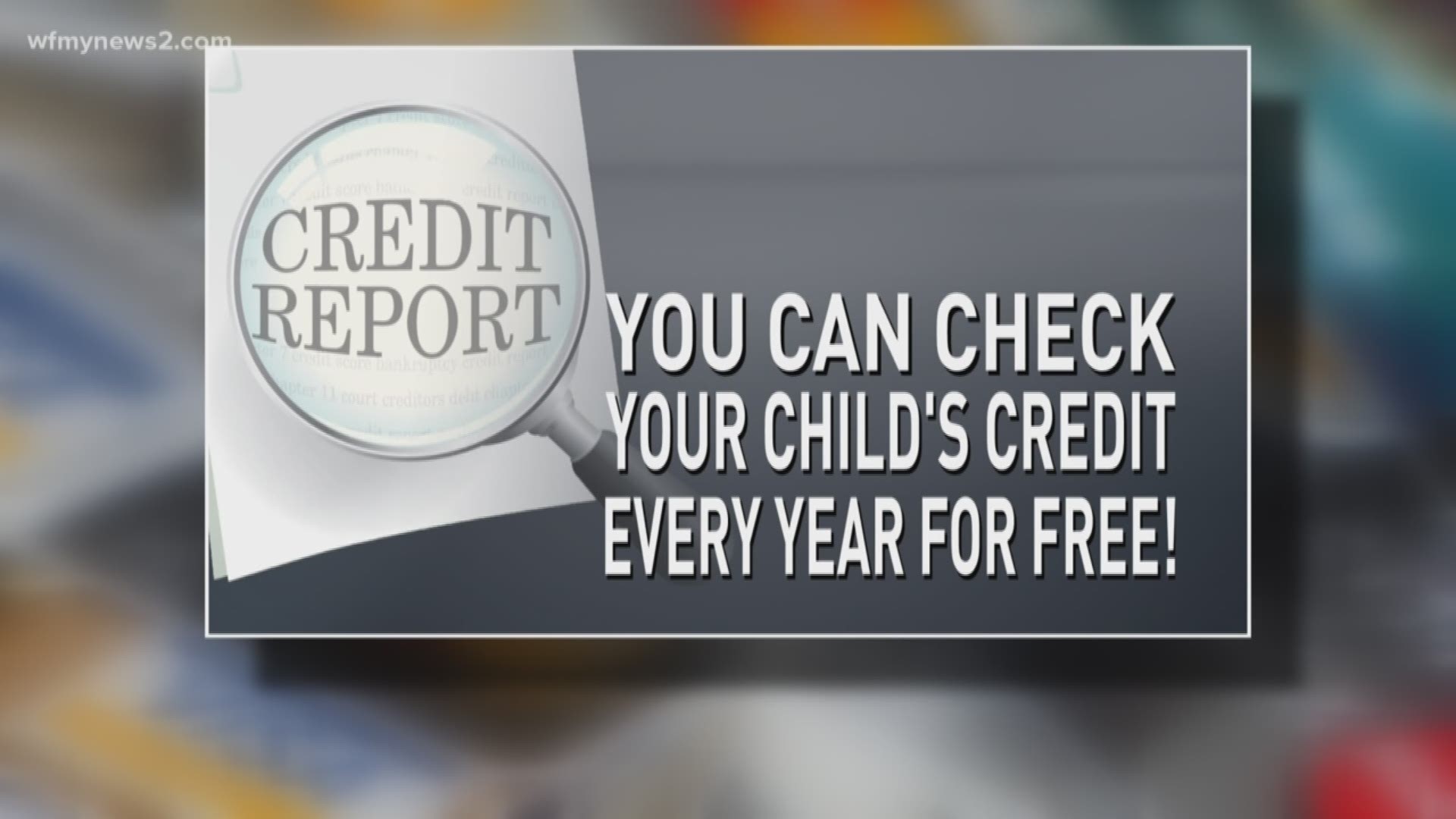 Your kid doesn't have credit cards, they don't get offers, but their numbers are everywhere and it's easy for a thief to get away with it for a long time unless you check their credit.