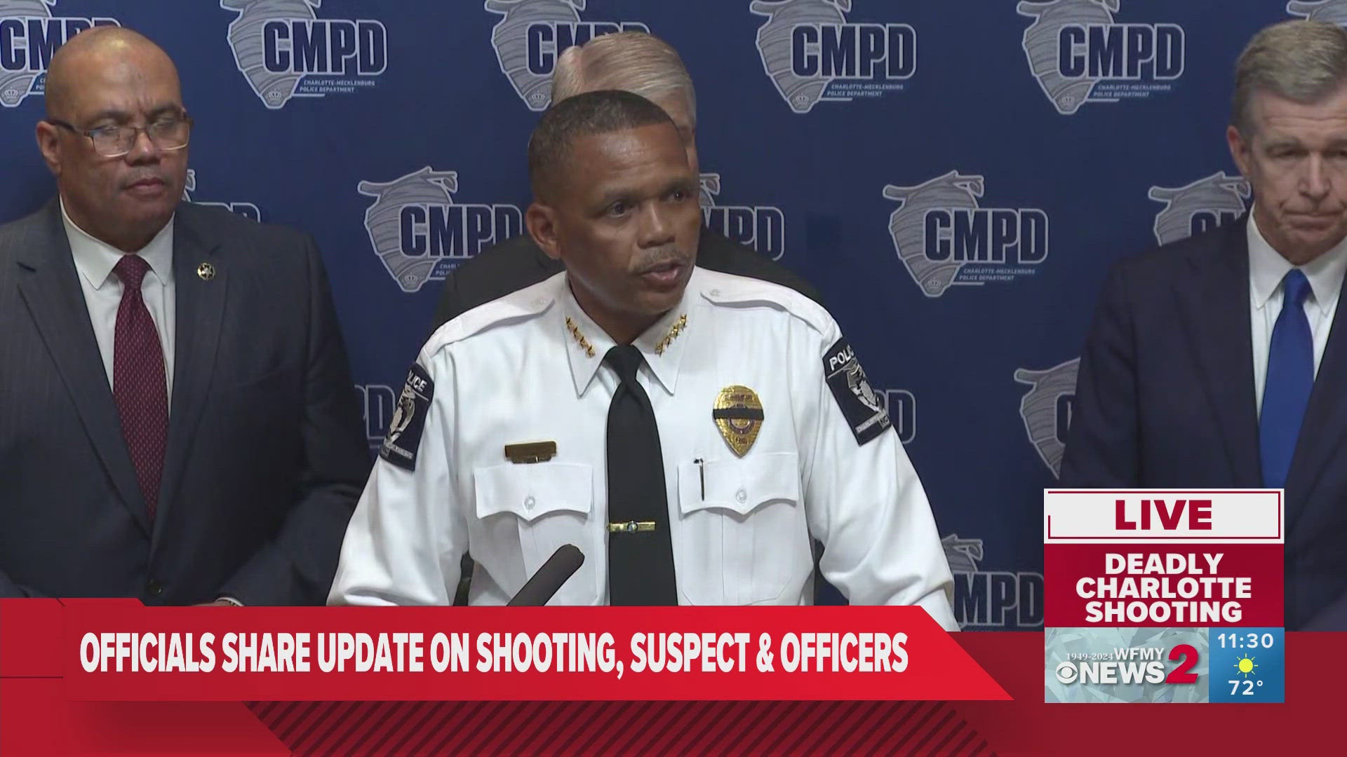 CMPD Chief Johnny Jennings said they haven't ruled out the possibility of a second shooter, but right now, they've only identified one suspect.