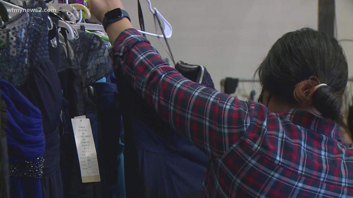 Free prom dresses and accessories available in Lexington and High Point