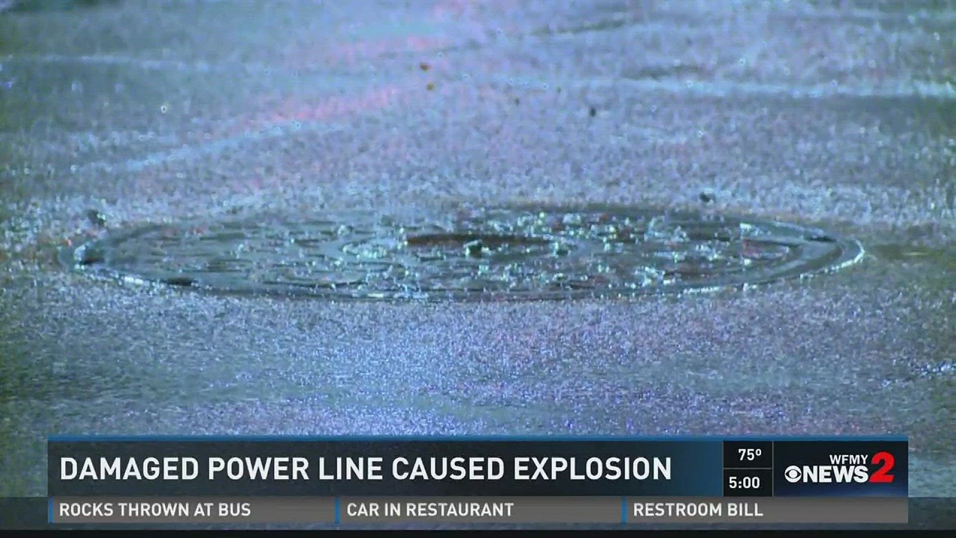 Exploding Manhole Duke Energy Finds Source of Greensboro Manhole Explosions | wfmynews2.com