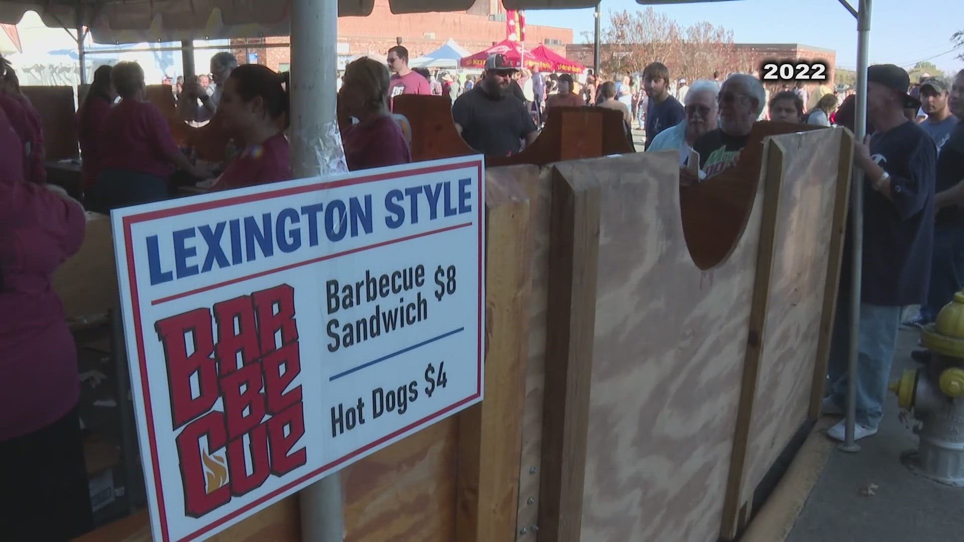 Over 100,000 people are expected at the 39th Annual Lexington Barbecue Festival.