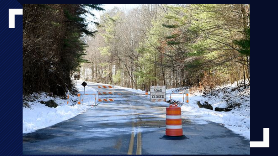 Blue Ridge Parkway remains closed 2 weeks after winter storm