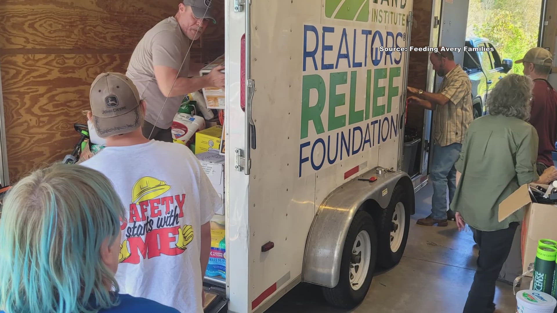 They are feeding Avery Families working around the clock to serve families in Western North Carolina impacted by the storm.