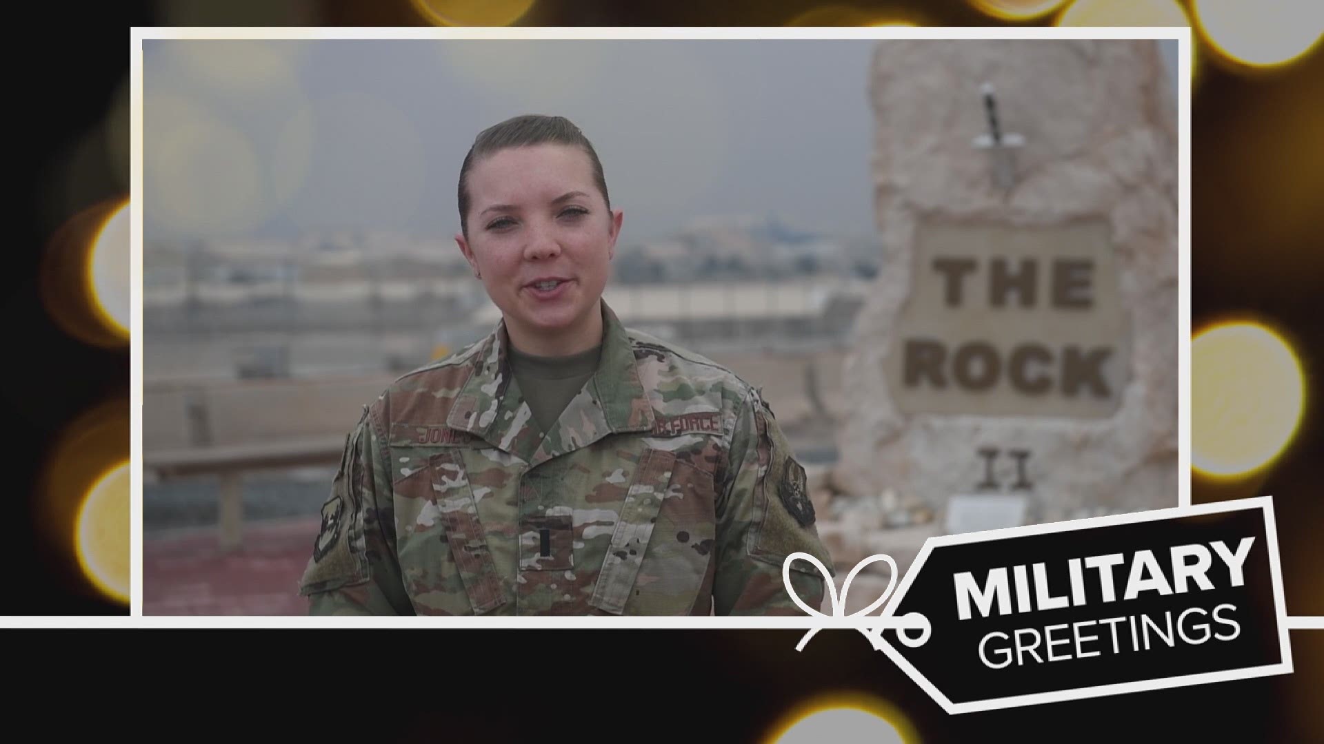 Military Greetings: 1st LT Olivia Jones