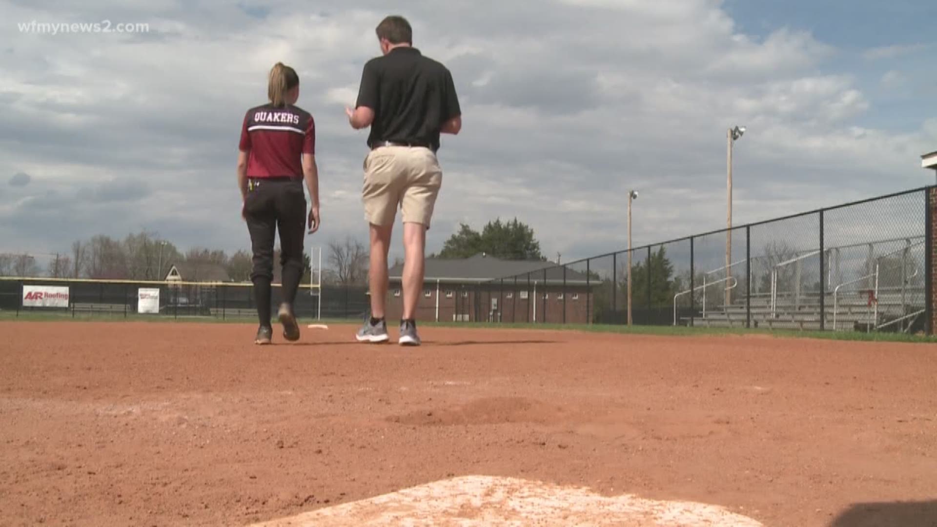 Each day the reality sinks in a bit more for senior student athletes. It's no different for a Guilford College softball player.