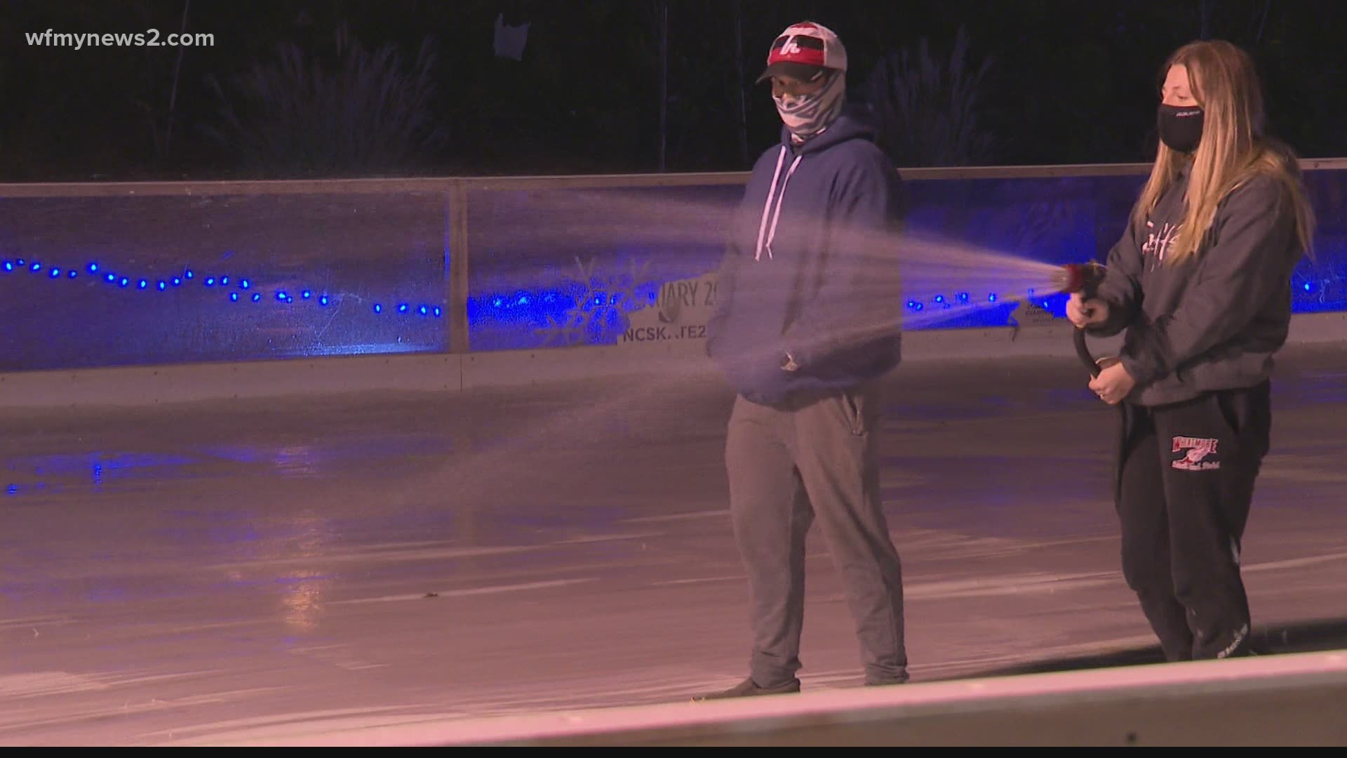 The popular seasonal Greensboro skating rink will be set up in a different part of downtown. Organizers say they put social distancing rules in place too.