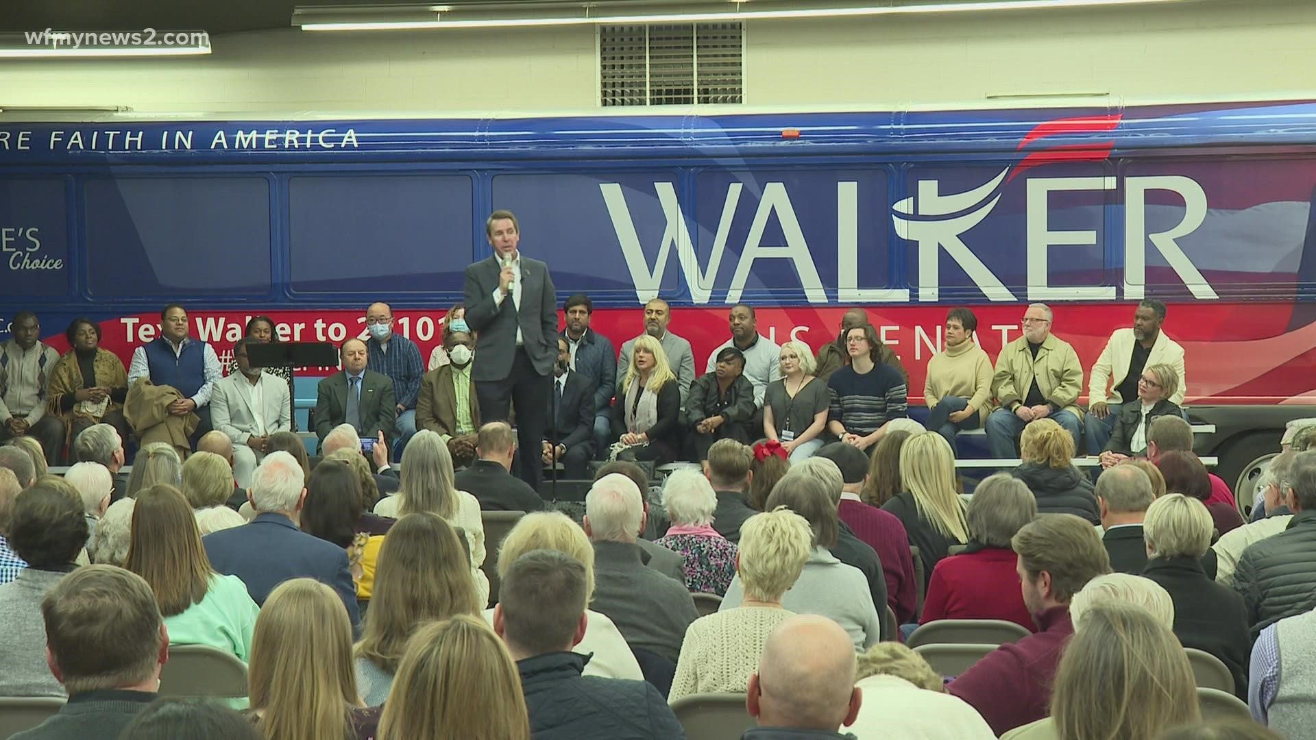 Walker considered an offer to switch to running for a U.S. House seat but chose to stay in the running for a Senate seat.