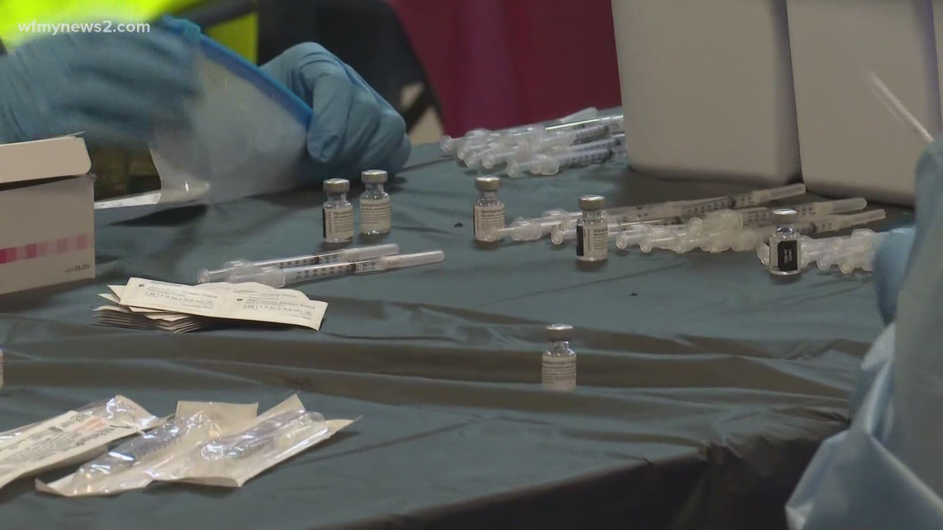 The Beloved Community Center of Greensboro says half of the 7,500 vaccine shots booked for March 10-14 at the FEMA site are set aside for underserved communities.
