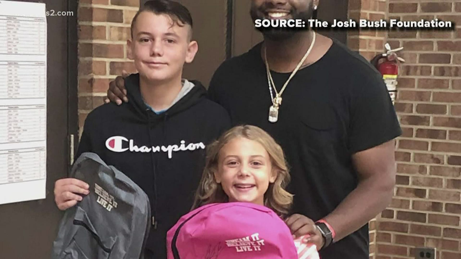 Josh Bush grew up in the Lexington before making it in the NFL. During the pandemic, he’s giving back to his home.