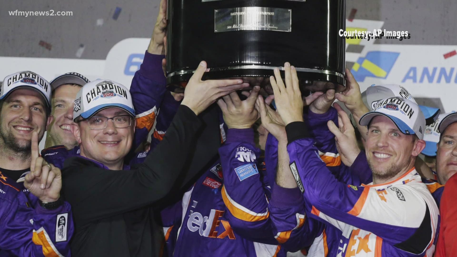 Denny Hamlin Mimicked One of Michael Jordan's Most Iconic NBA Moments  Following a Dominating NASCAR Cup Series Victory