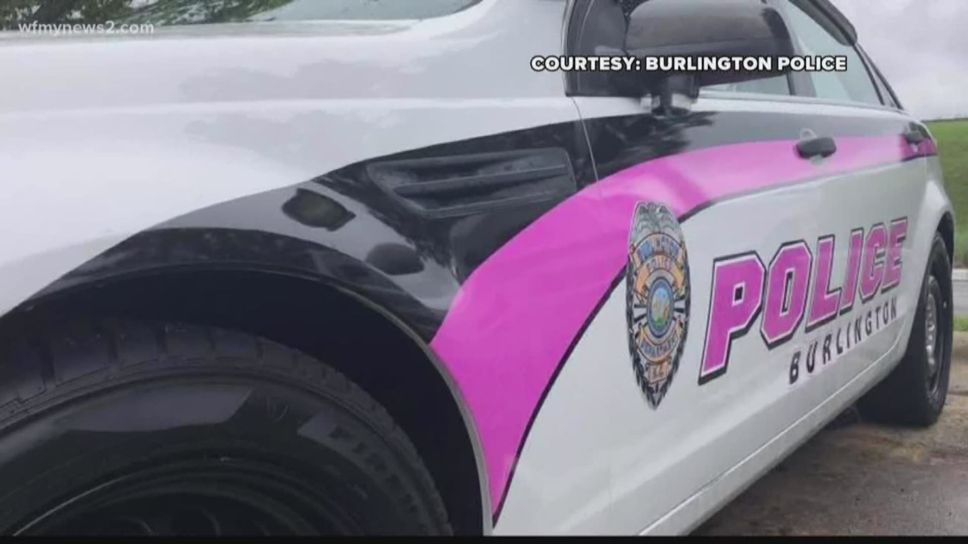 More than 80 officers with Burlington Police will wear pink badges all month long to recognize Breast Cancer Awareness Month