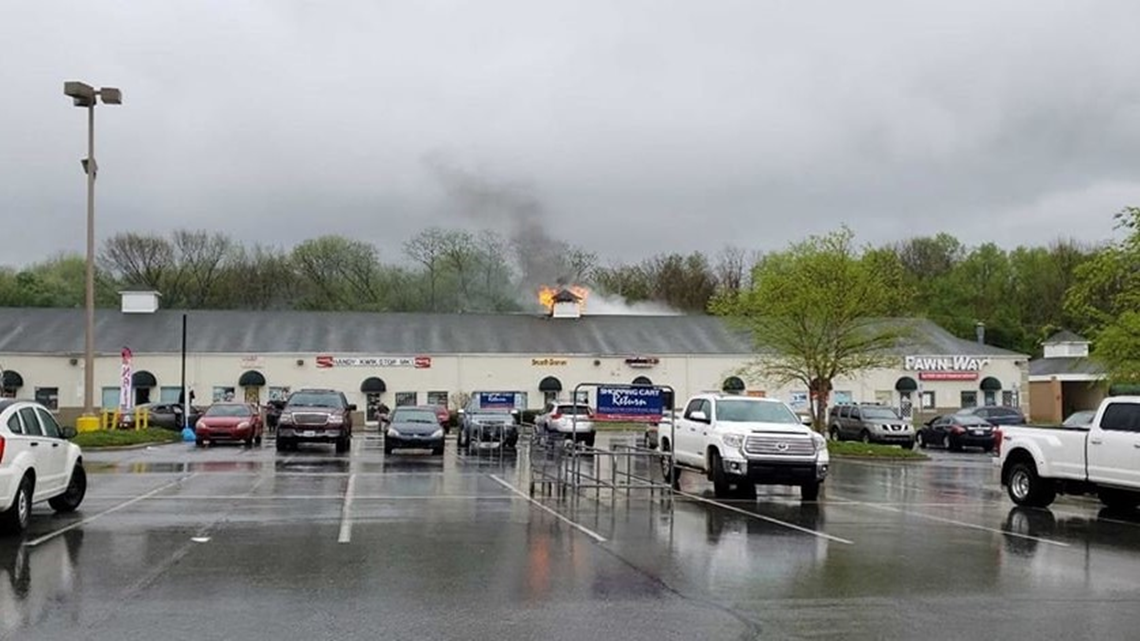 Lightning Possibly Started Fire At Greensboro Strip Mall