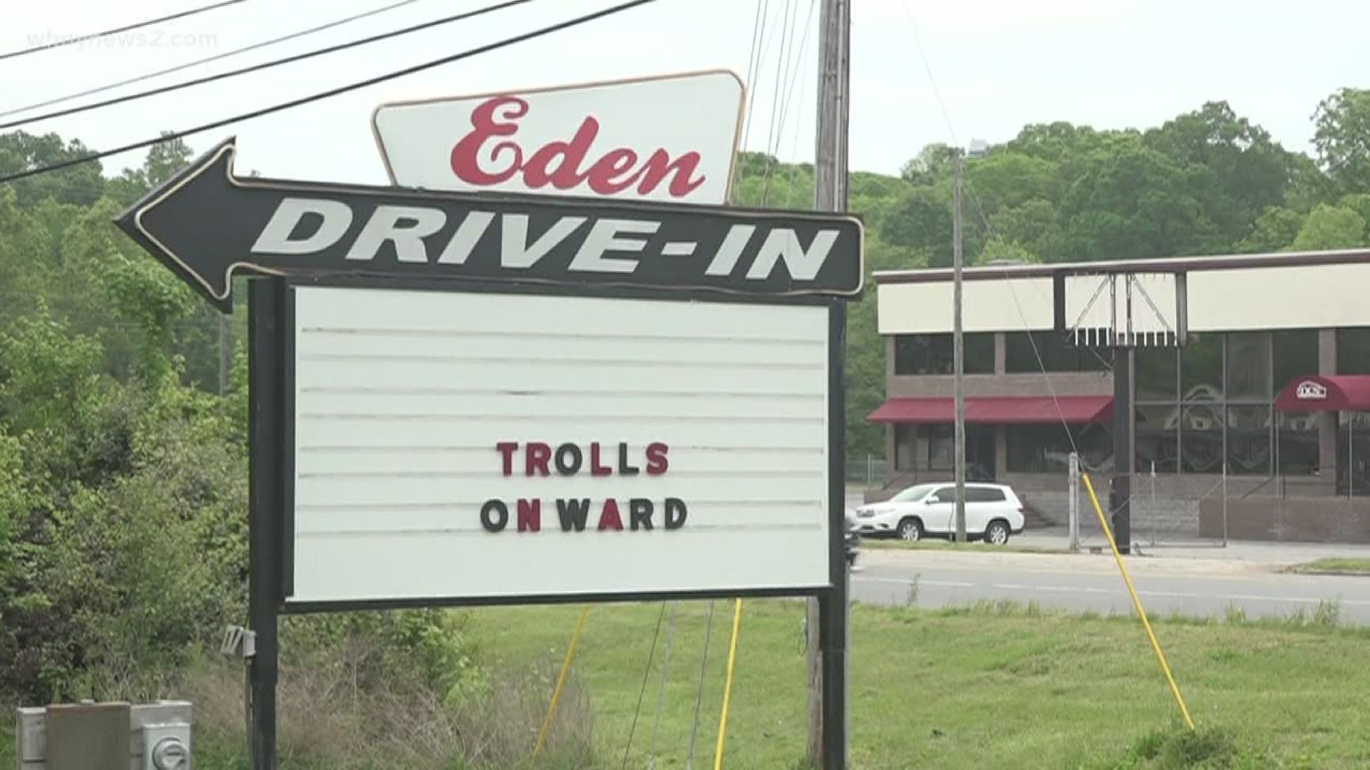 Movie theaters are closed, so the owners of the Eden Drive-in are expecting a crowd of movie lovers. They open tomorrow.