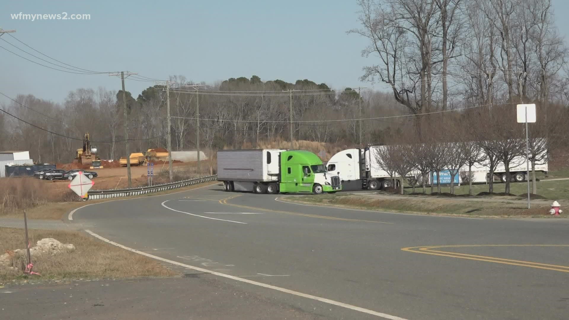 The road is starting to show some wear and tear. Part of the asphalt is cracking while another section is crumbling. The bigger issue may be the risk of an accident.