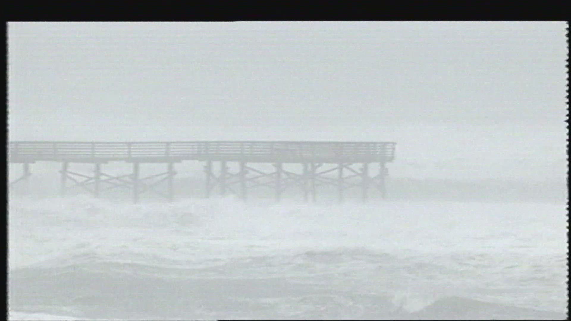 The storm hit Wrightsville and Topsail Beach as a category 2 in 1996