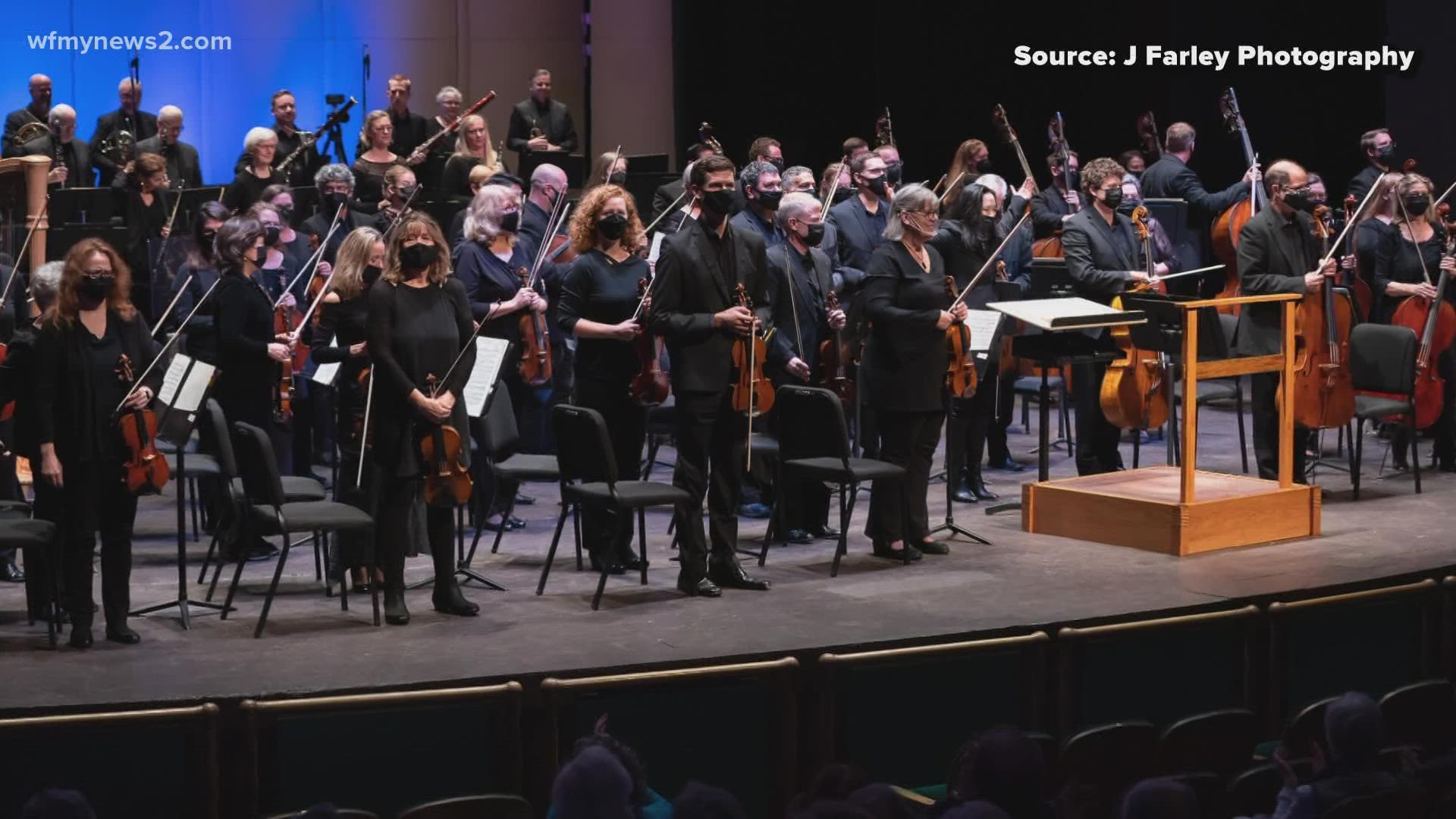 The Winston-Salem Symphony is celebrating its 75th anniversary with guest conductor Joann Falleta.