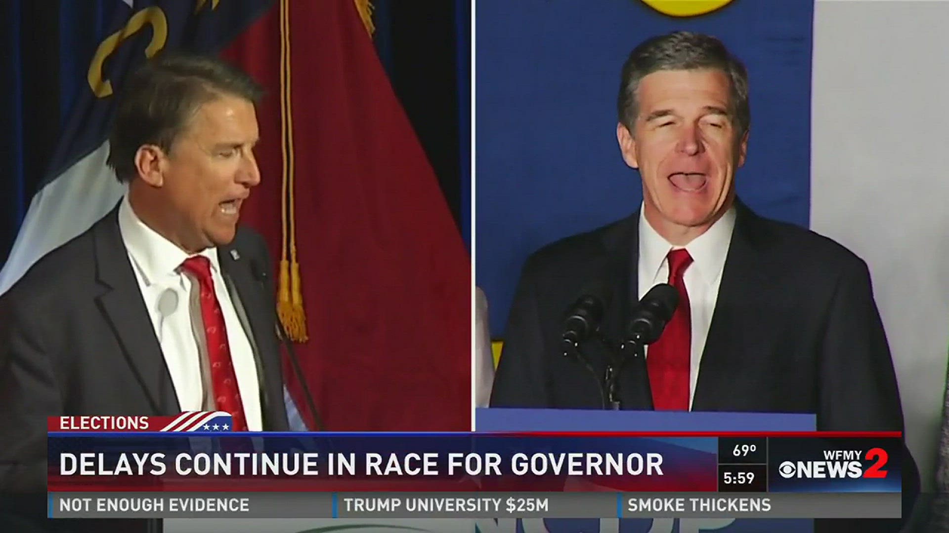 Delays Continue In Race For Governor