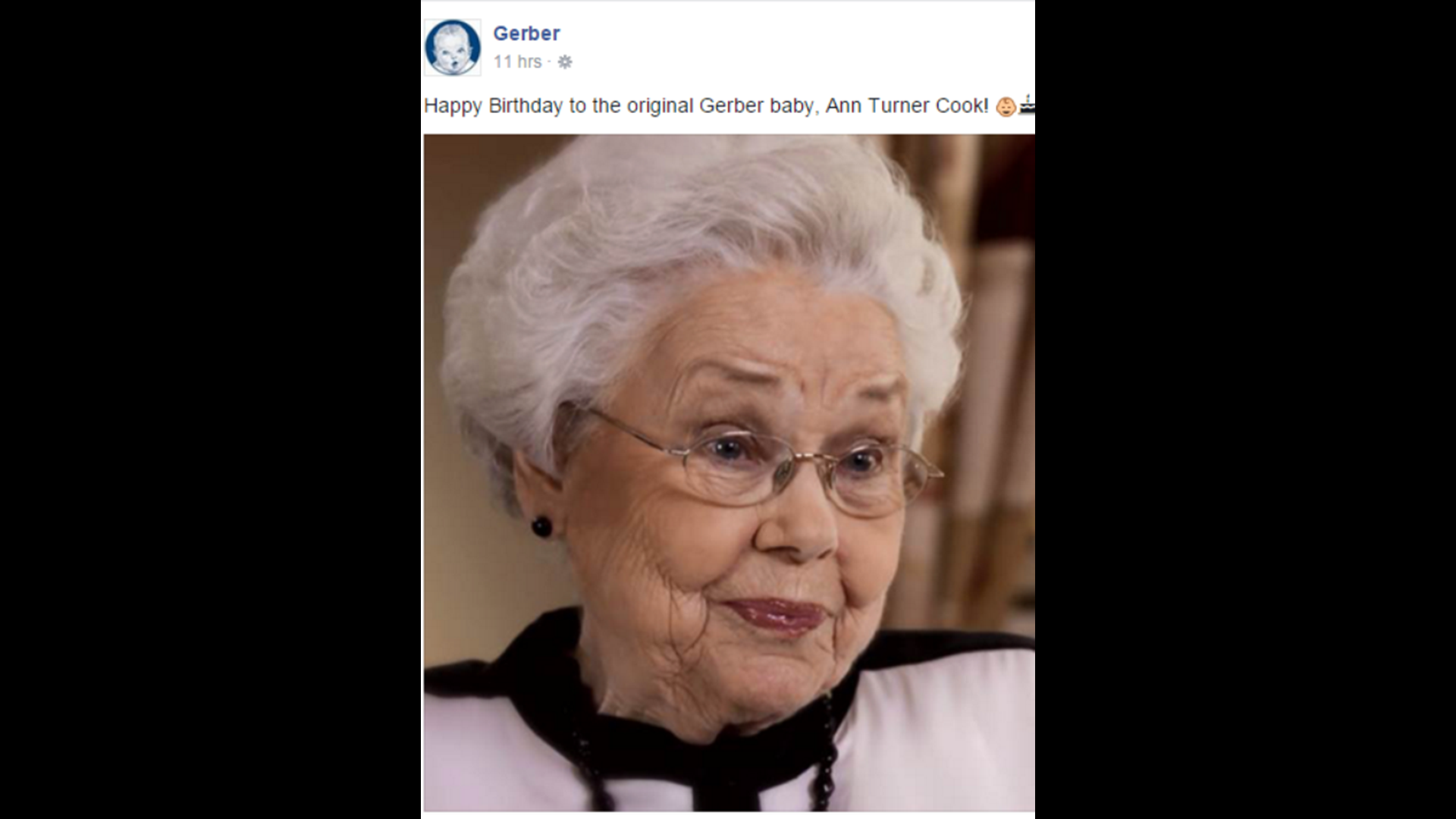 Original ‘Gerber Baby’ Ann Turner Cook turns 89 | wfmynews2.com