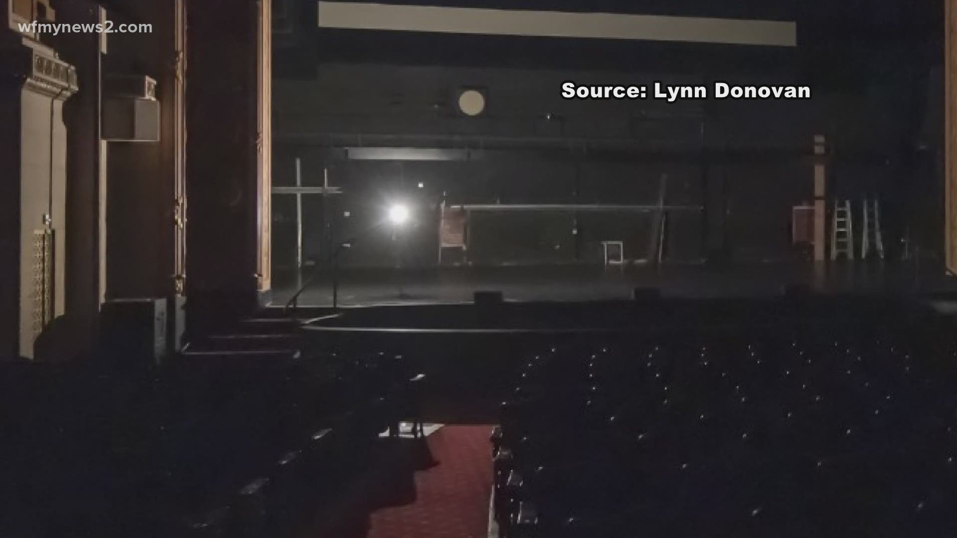 "Some people say it was originally lit to keep the ghosts away from the theatre but that's not actually it..." Director of Marketing Meagan Kopp said.