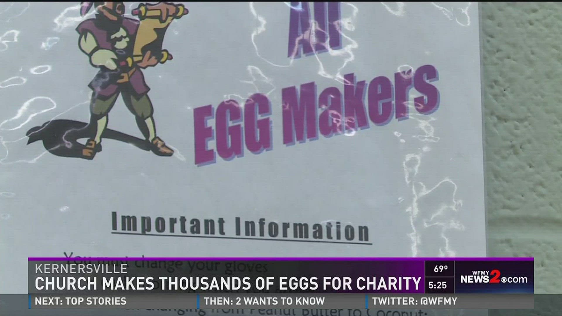 Kernersville Church Makes Thousands Of Eggs For Charity