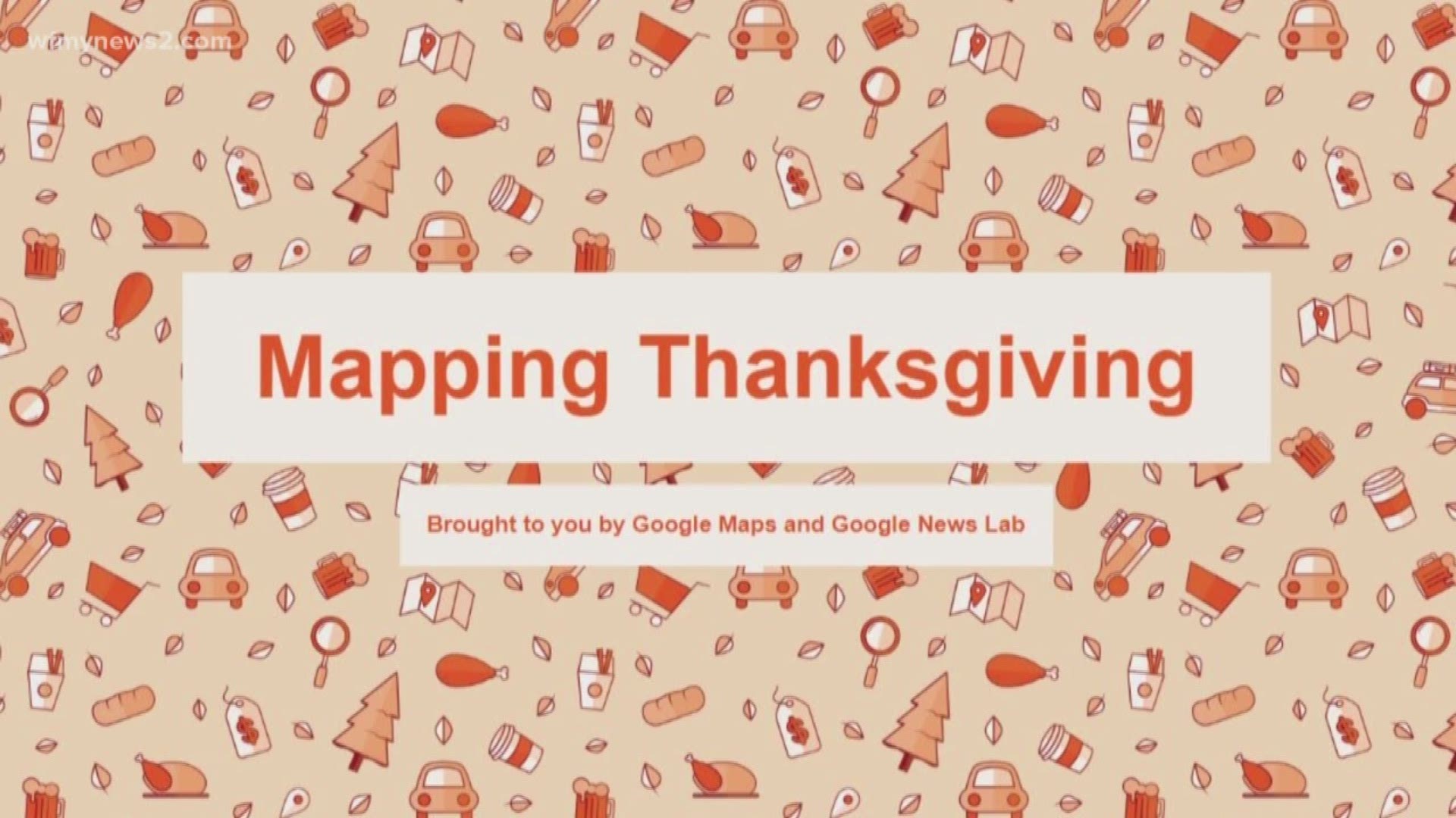 Google Maps collected data on when roads are the worst during thanksgiving weekend.