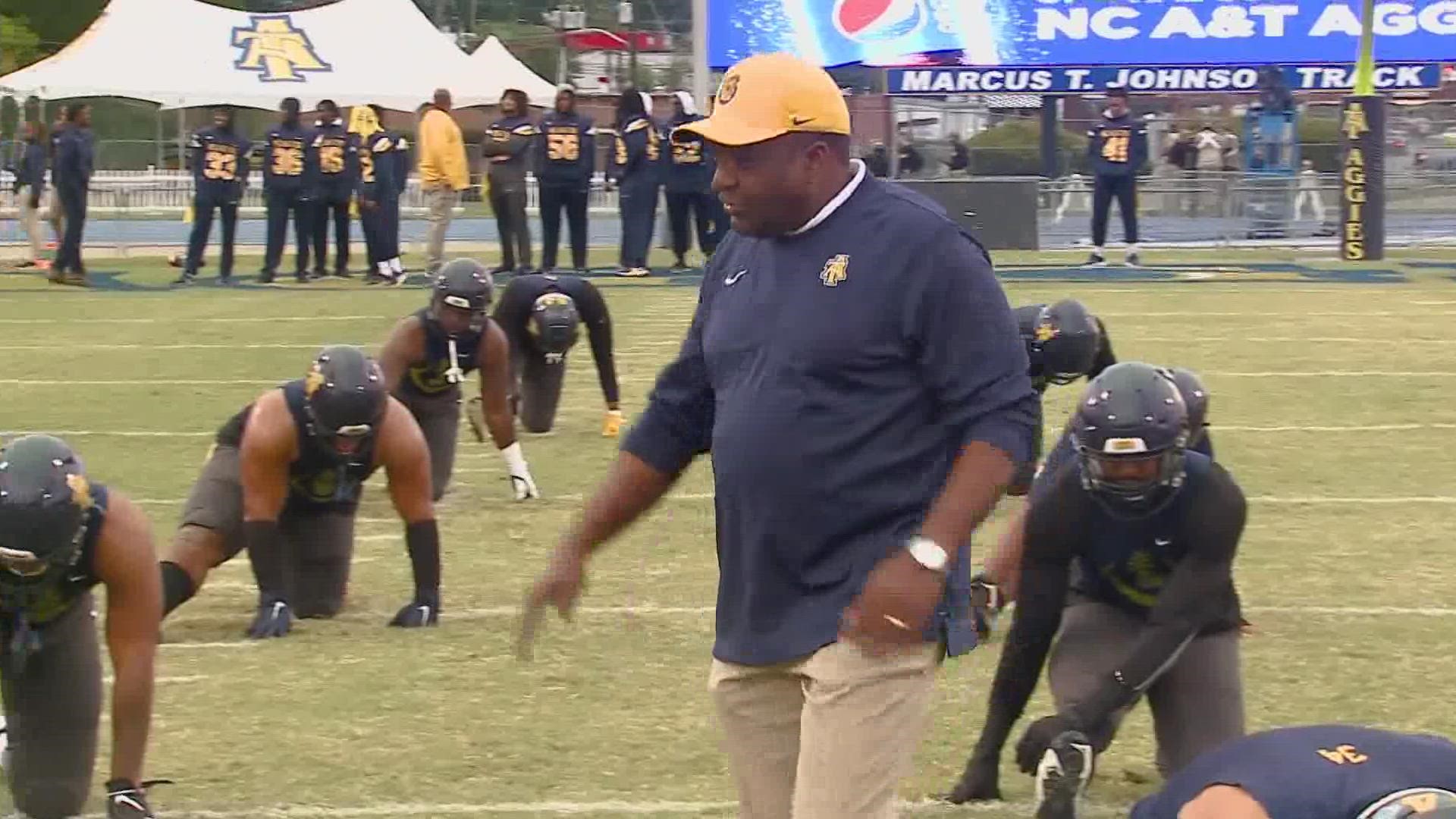 NC A&T Head Football Coach Sam Washington is leaving the role after more than a decade at the university.