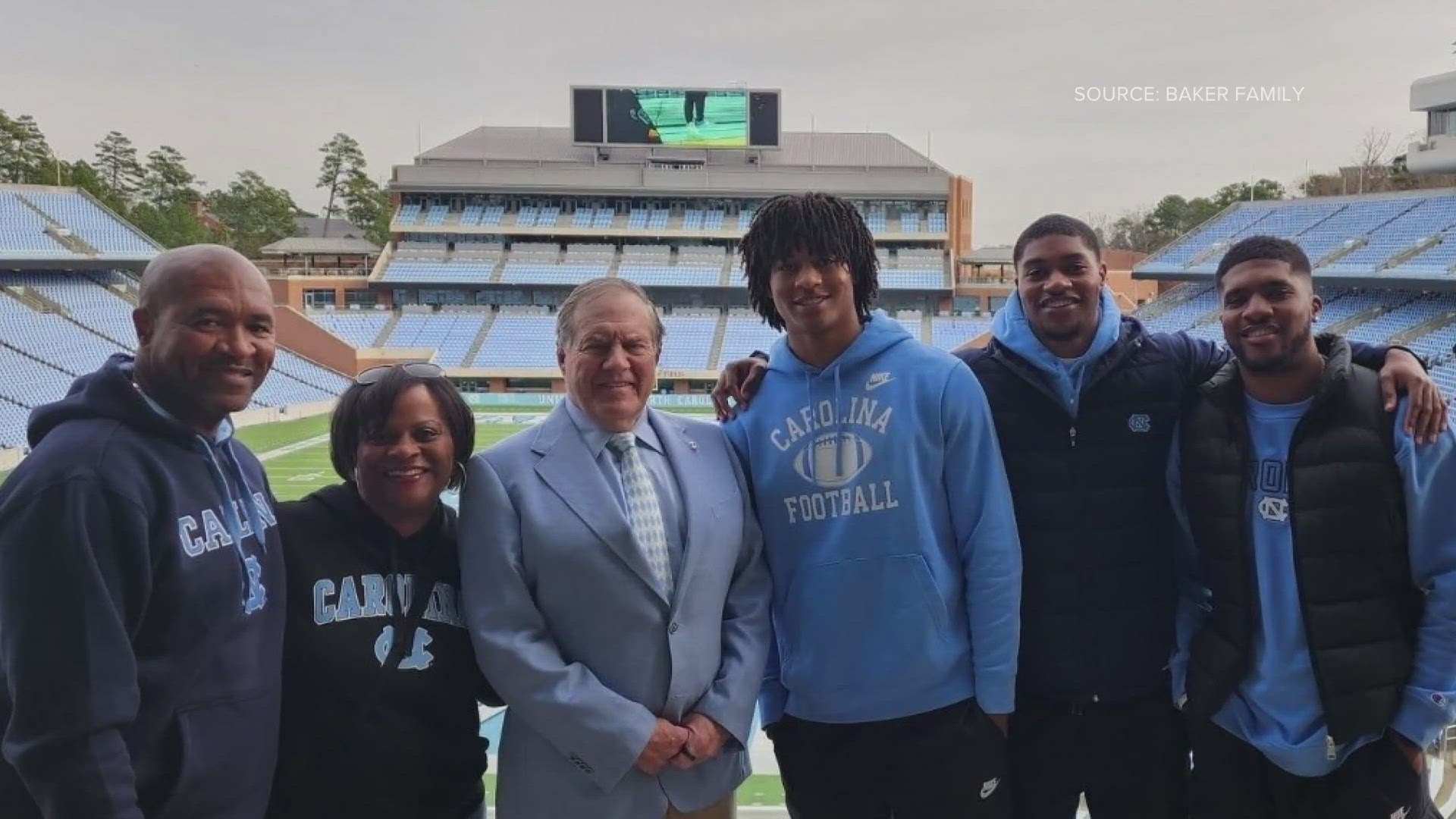 The East Forsyth Star signed his letter of intent Wednesday, becoming Belichick's first high school commit.