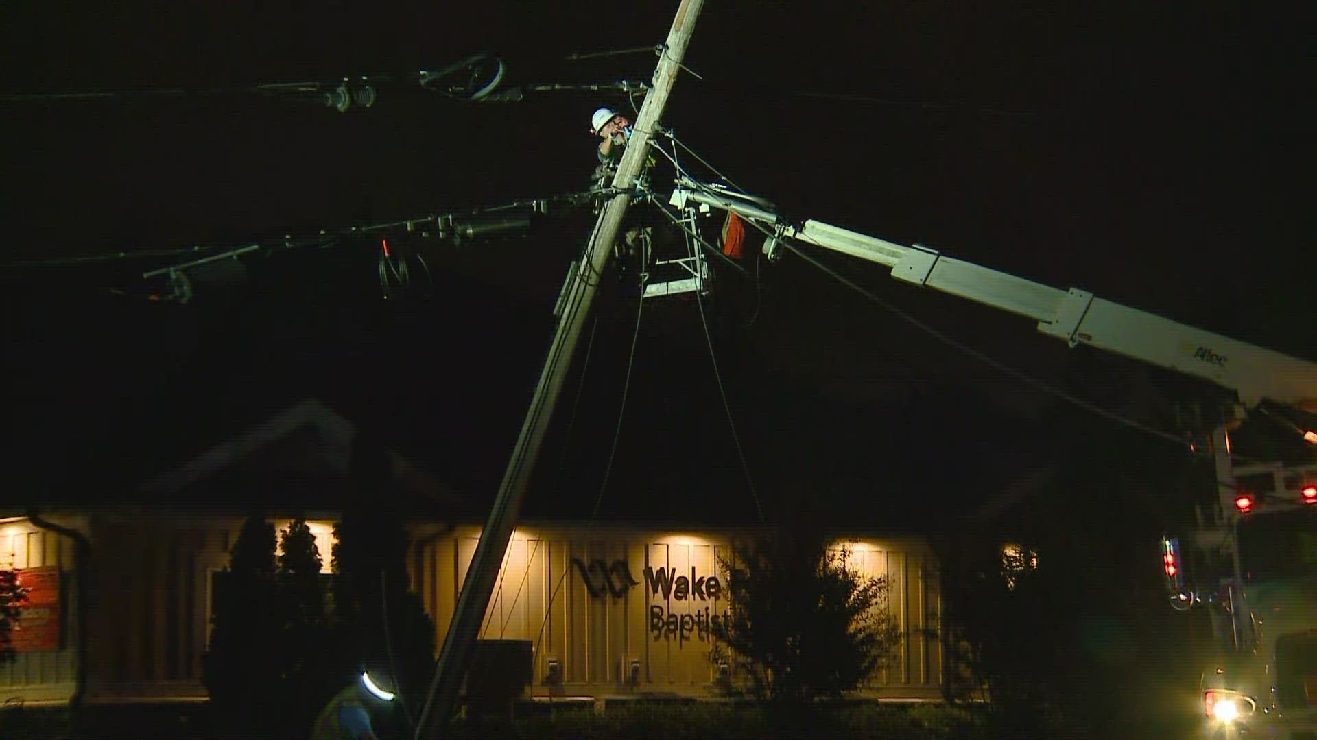 West Wendover Avenue lane closure due to crash