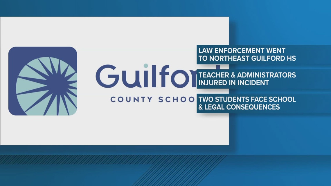Northeast Guilford High teacher, administrators injured after incident