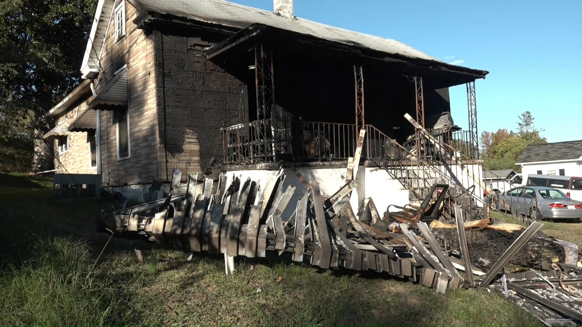 Eden man escapes home as fire burns down house, propane tank may be to ...