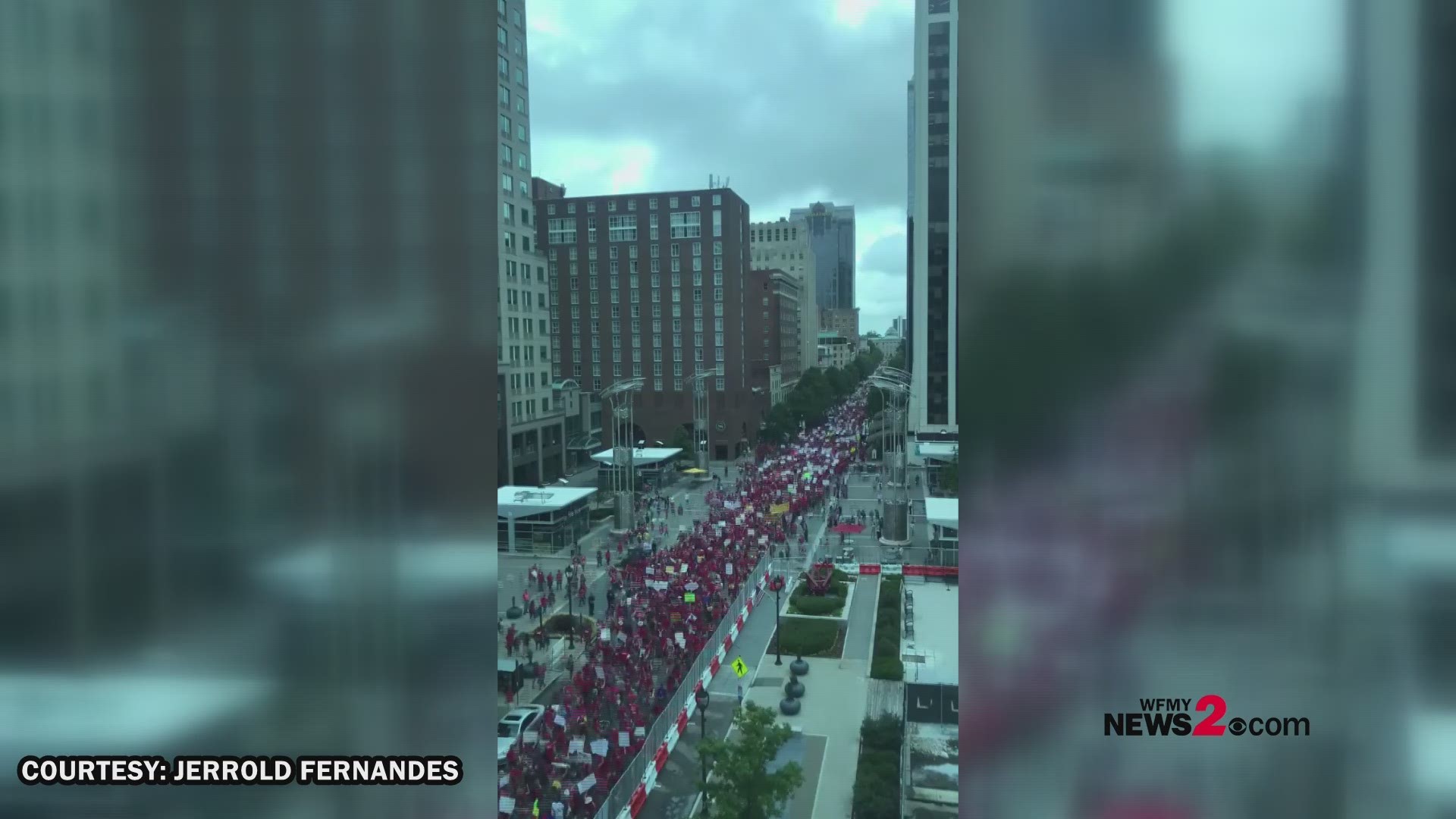 Check it out! A timelapse of the teacher rally in Raleigh