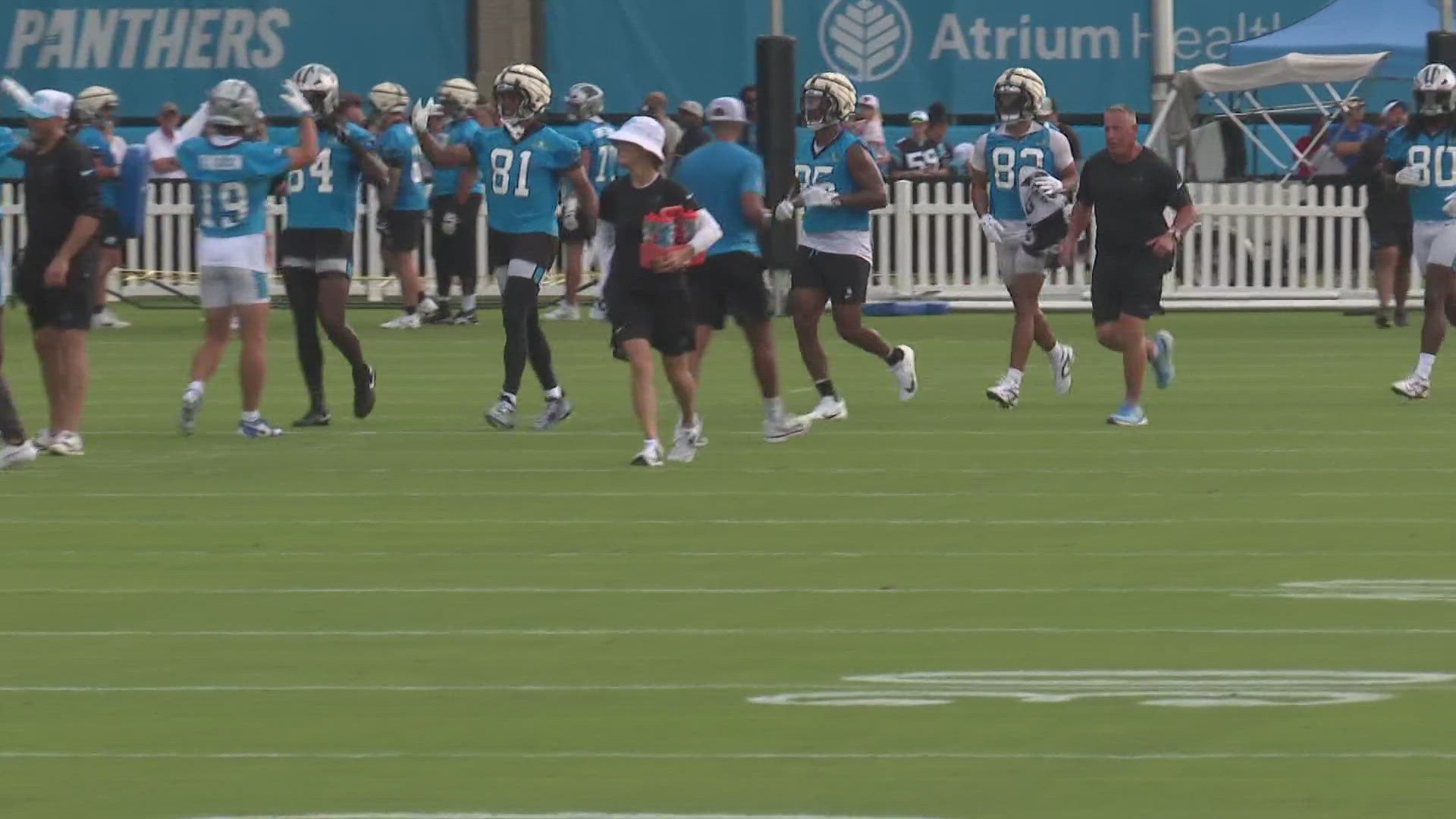 Hear from fans and coaches on the Panthers’ first day of training camp.