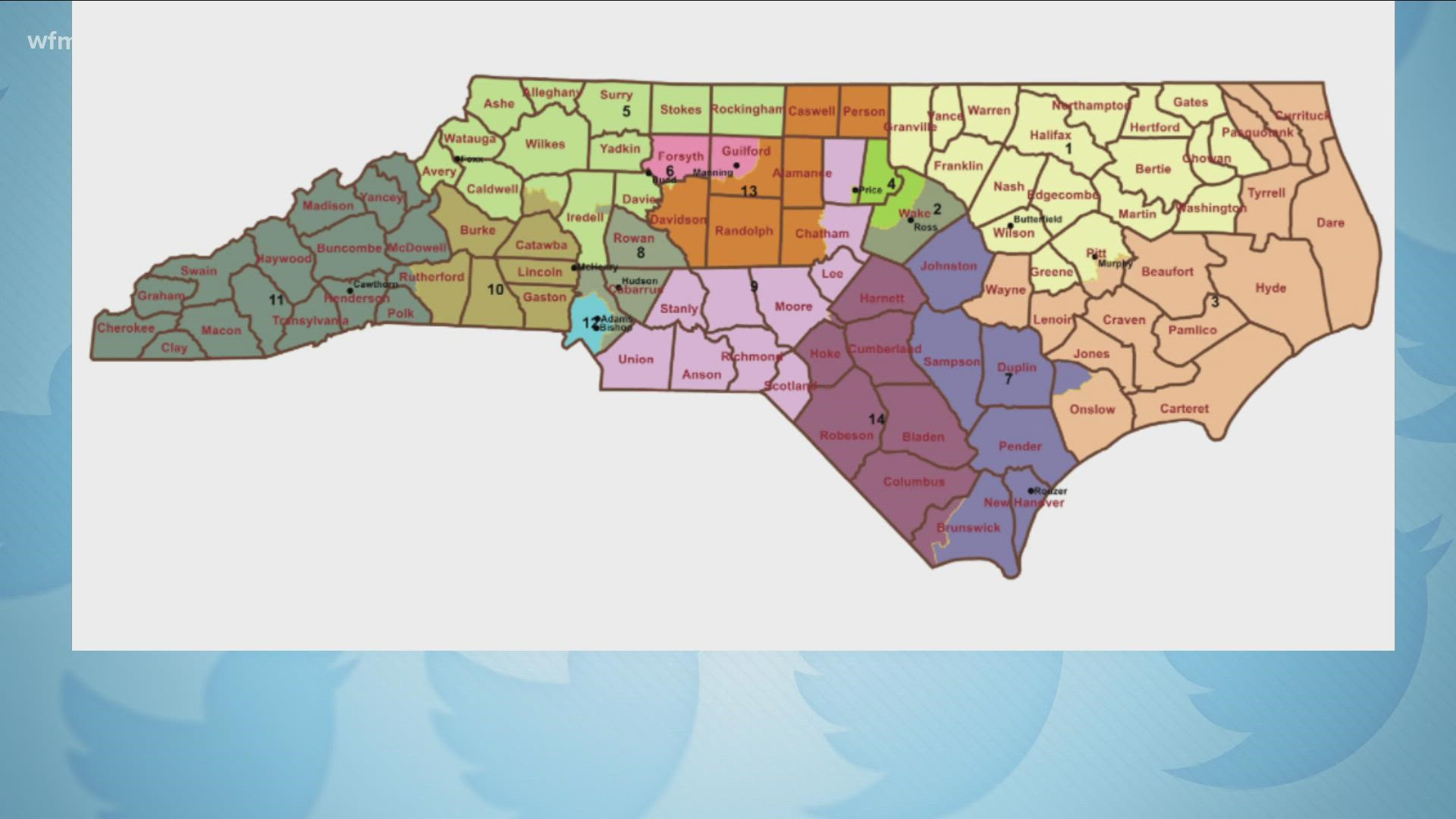 The House filed a bill with a preliminary plan for the congressional map. It's still subject to debate.