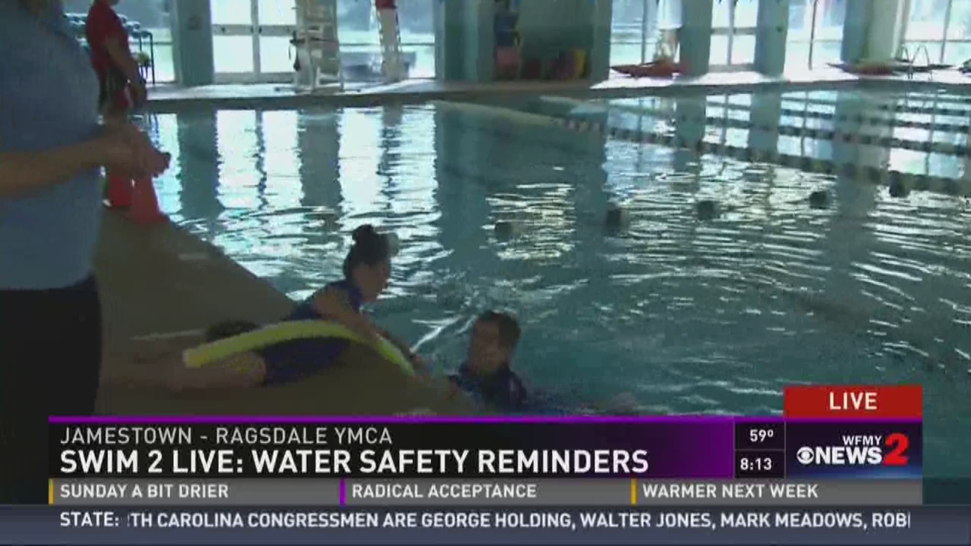 Safety Around Water Affordable Swim Lessons At Ragsdale YMCA wfmynews2