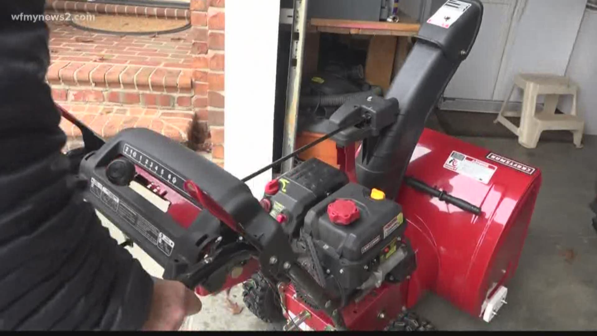 A Greensboro neighborhood solved their snow problems by pitching in to buy a community snow blower.