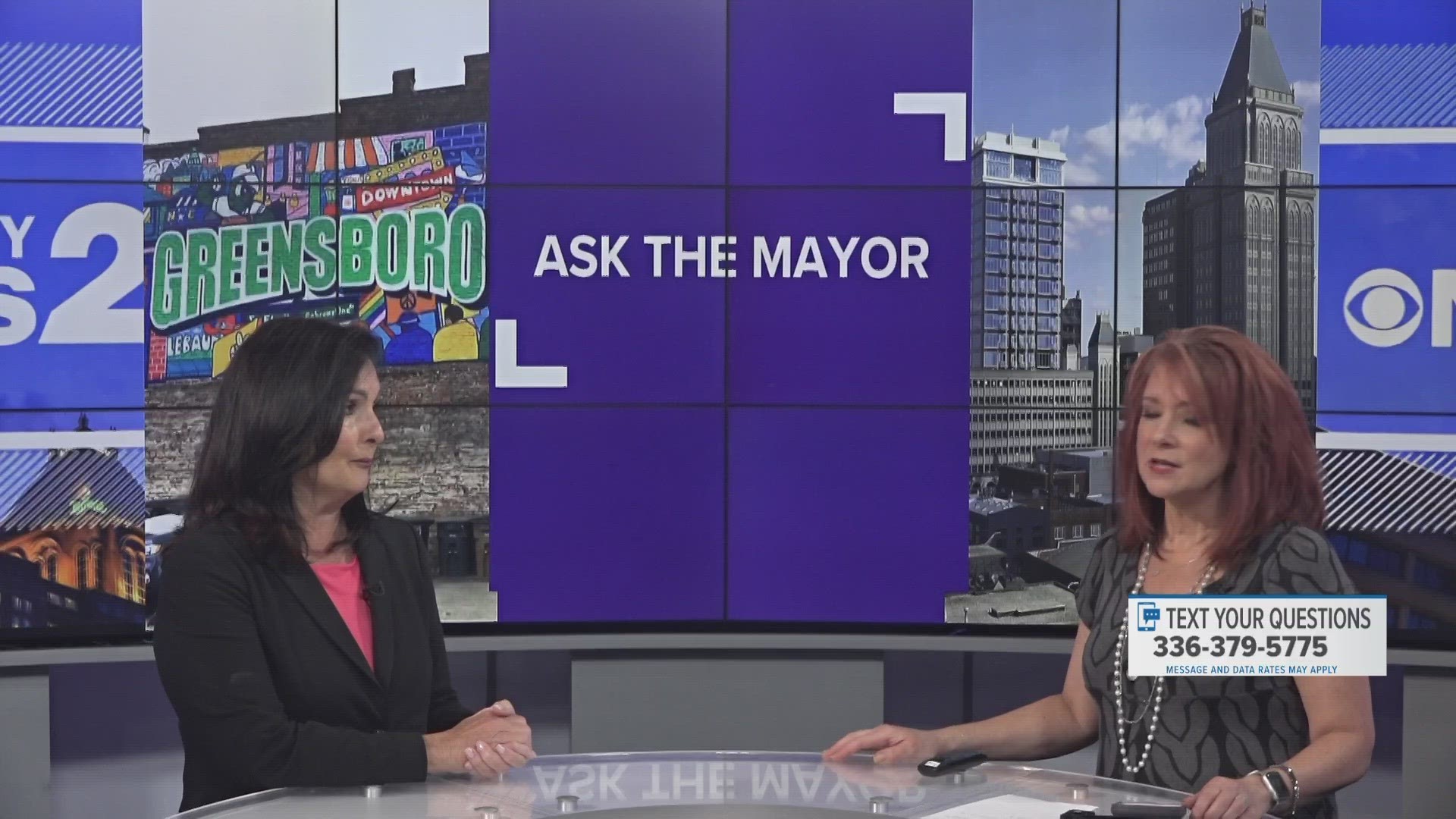 Mayor Nancy Vaughan joined WFMY for a live Q&A. She touched on efforts to pass a city budget, help the homeless and bring in tourists.