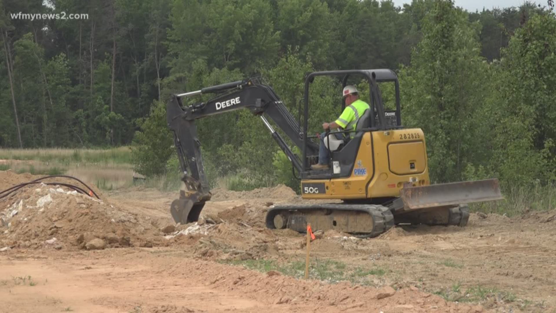Cracker Barrel is the latest business to break ground in the Kernersville.