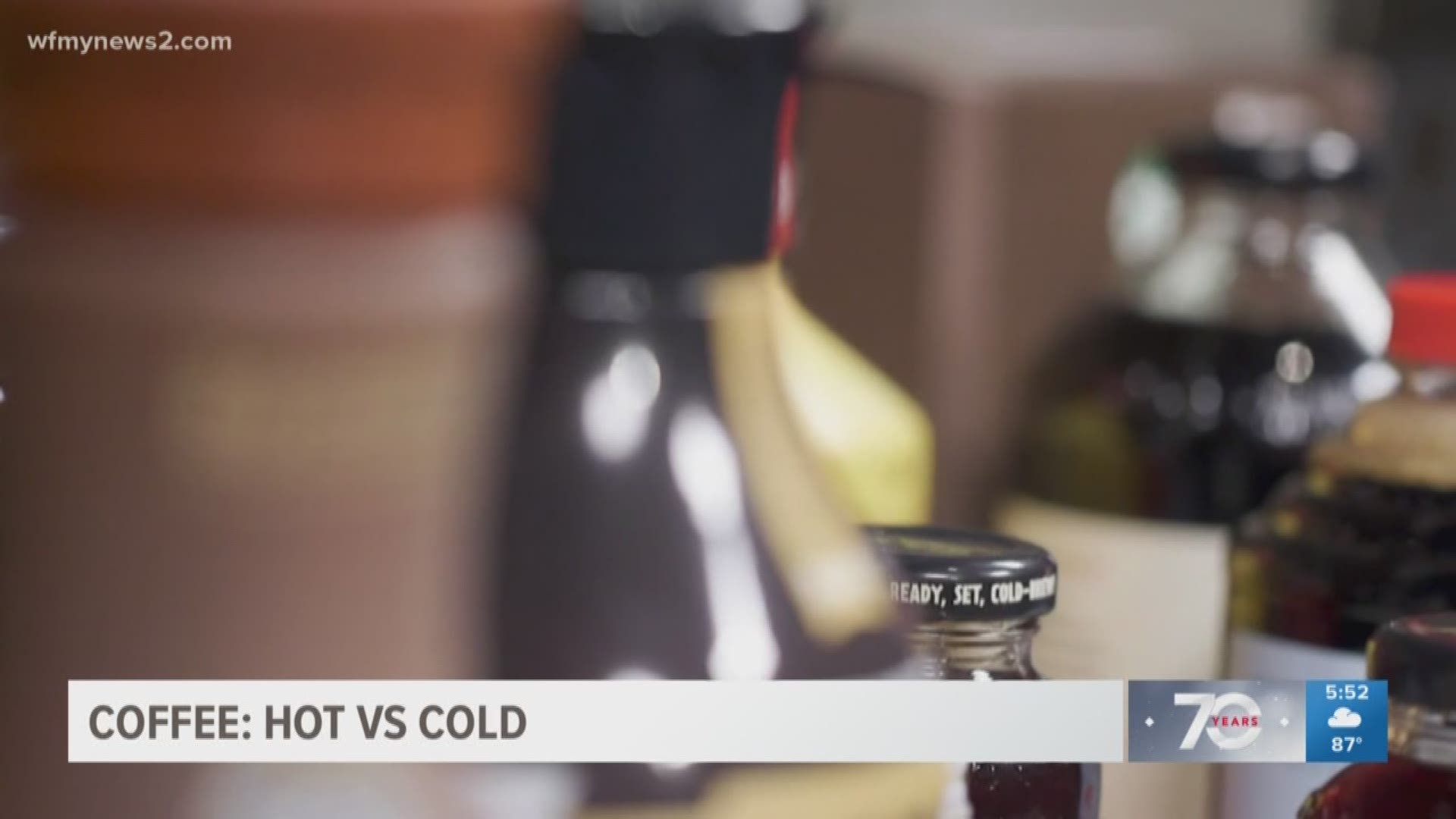You probably don't feel like a hot cup of coffee right now. But is that cold cup healthy?