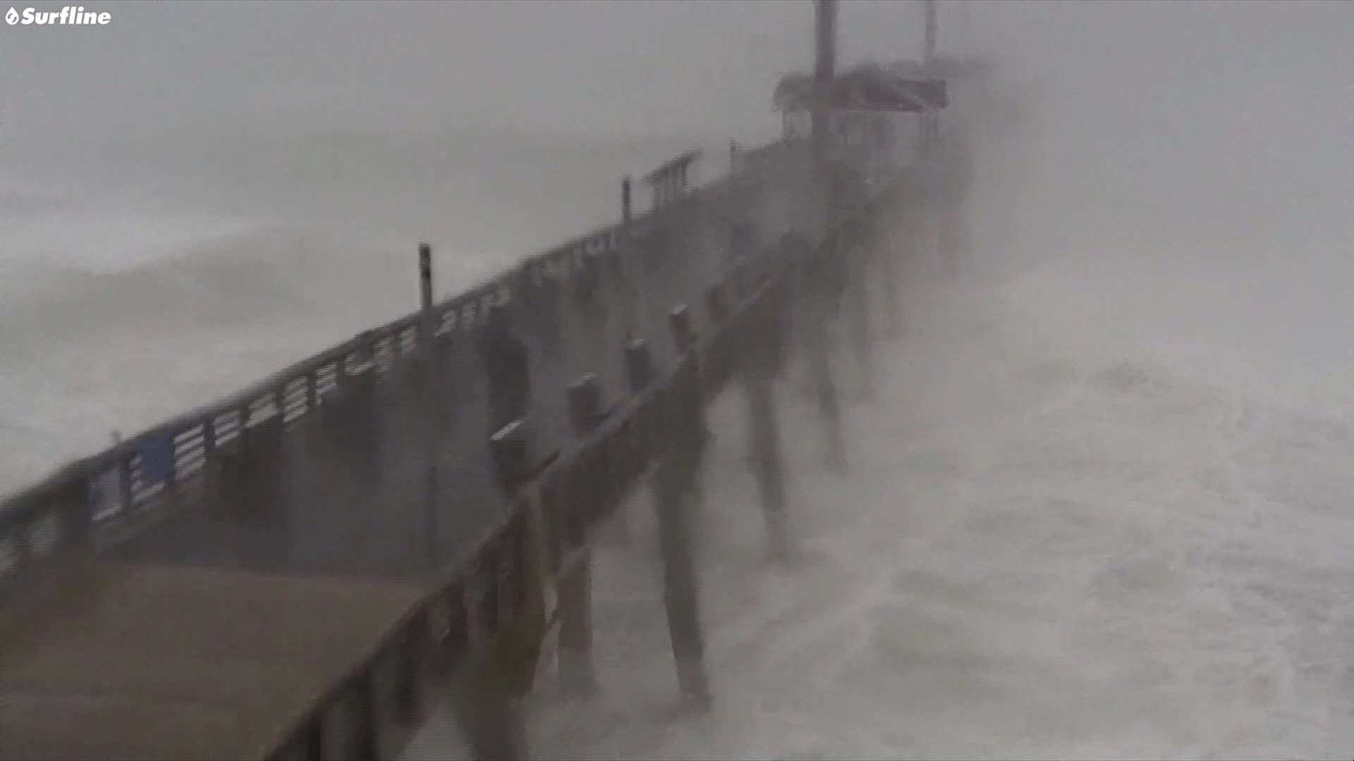 Hurricane Dorian has come ashore on the southern tip of North Carolina’s Outer Banks. The storm pounded the region with top sustained winds of 90 miles-an-hour and sheets of rain.