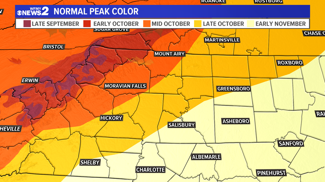 This Map Shows Where And When To See Fall Colors In N vrogue.co