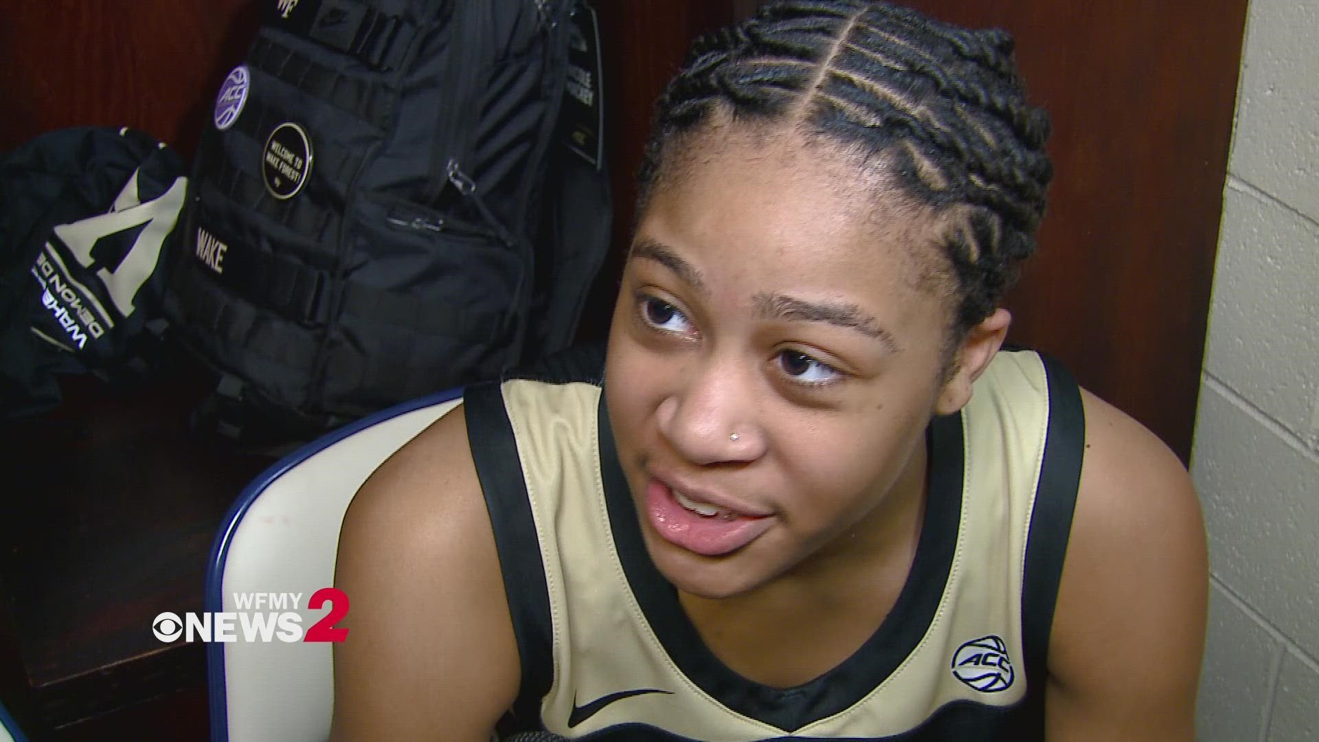 Spear scored a game-high 19 points in the Demon Deacons win.