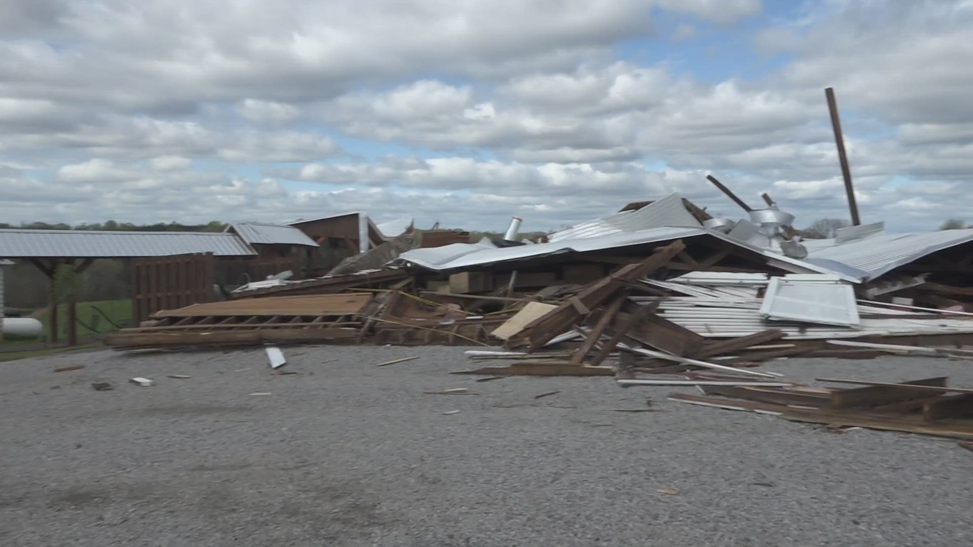 A tornado ripped through parts of Greensboro, Guilford County, and Rockingham County in 2018. The damage covered more than 30 miles.