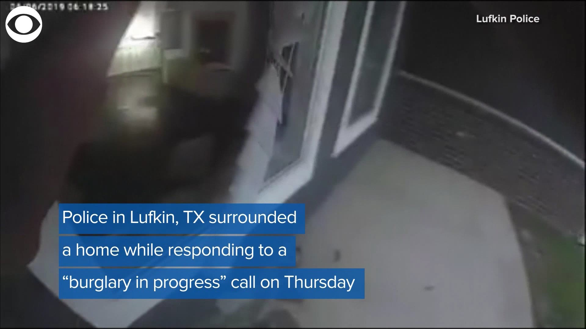 Police Officers in Lufkin, TX responded to a call about a home break-in on Thursday. Investigators said the homeowner hid in a closet after hearing glass breaking. Turn out it was a deer.