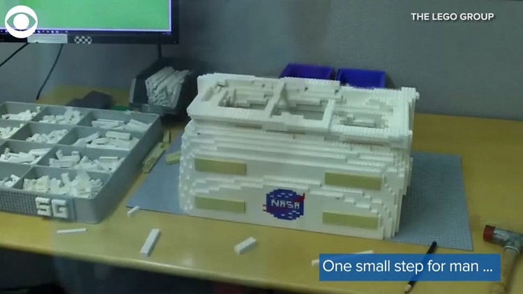 30,000 LEGO Blocks Used To Build Life-Size Model Of Astronaut