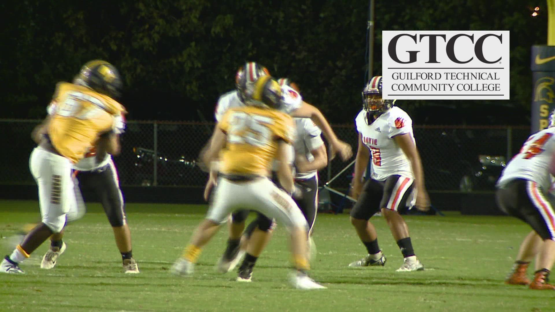 Davie County RB Tate Carney caps off our GTCC Drive of the Week with a TD run in Monday's win over Mount Tabor